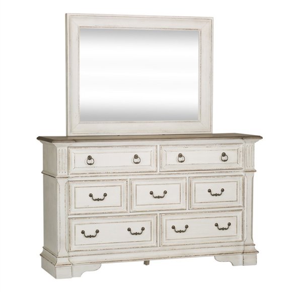 White Dresser Mirrors