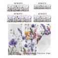 thumbnail image 2 of Watercolor Purple Lavender Flower Window Valances for Kitchen,Rod Pocket Valance Privacy Small Curtain,Yellow Daisy Floral on White Window Treatment Drapes for Bedroom Laundry Room Farmhouse Home, 2 of 8