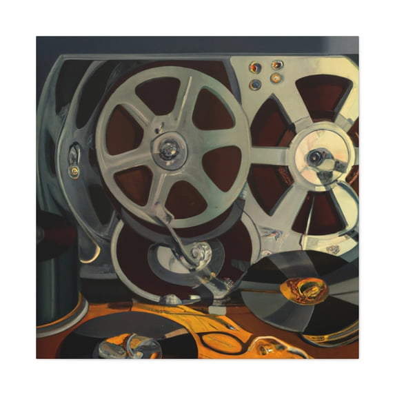 Tape Memory Machine - Canvas