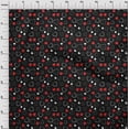 thumbnail image 4 of oneOone Cotton Cambric Red Fabric Poker Card Diy Clothing Quilting Fabric Print Fabric By Yard 56 Inch Wide, 4 of 4