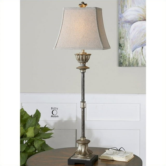 Uttermost Lampe Buffet la Morra en Champagne Argenté Vieilli