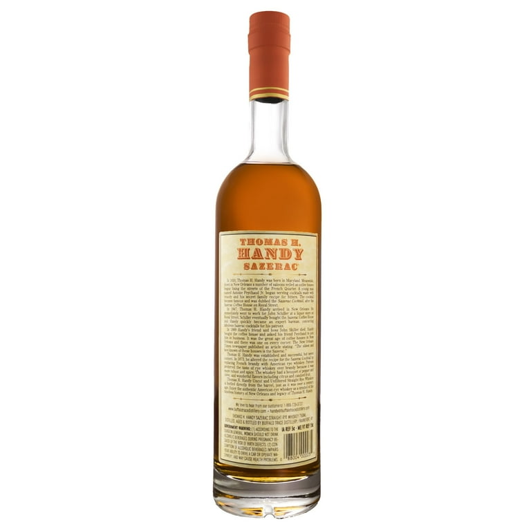 Thomas H. Handy Straight Rye Whiskey, 75cl, 31.8 Proof (63.6% ABV