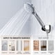 thumbnail image 4 of Soporte para Ducha de Mano Sin Taladrar, Soporte para Ducha Ajustable con áNgulo Adhesivo Soporte para Ducha, Impermeable, Resistente a la Humedad, 4 of 10