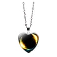 thumbnail image 3 of Xihbxyly Collar de Galaxia, Colgante En Forma de Corazón, Pieza Artística con Diseño Único Del Universo, Brillo Deslumbrante de 360 Grados, Regalo Perfecto para Cualquier Ocasión, Ideal para Mujeres, 3 of 7