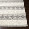 thumbnail image 6 of Mark&Day Wool Rugs, 2x3 Colville Cottage Charcoal Area Rug, White Beige Black Carpet for Living Room, Bedroom or Kitchen (2' x 3'), 6 of 12