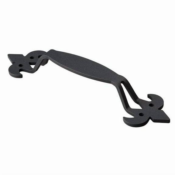 11 Inch Heavy-Duty Cast Iron Door Handle – Black Barn Door Pull for Gates, Sheds, and Cabinets – Weather-Resistant Vintage Metal Handle