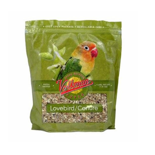 Volkman Seed Avian Science Super Lovebird Conure Nutritionally Balanced 4 lbs
