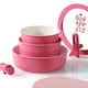 thumbnail image 5 of Juego de Cocina CAROTE 18 piezas Cerámica Antiadherente Rosa, 5 of 7