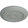thumbnail image 3 of Ekena Millwork 19 5/8"OD x 1 1/2"P Alexandria Rope Ceiling Medallion (Fits Canopies up to 4 5/8"), 3 of 11