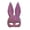 Pink, variant on Shiny Rhinestone Bunny Mask,Half Face Glitter Rabbit Mak,Sexy Women Rabbit Masks for Halloween Christmas Party