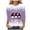 Light Purple, variant on larppty Christmas Shirts for Women Trendy Xmas Gnome Graphic Tees 3/4 Sleeve Tops Crewneck Blouses Holiday Tshirts (Light Gray, M)