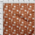 thumbnail image 2 of oneOone Cotton Cambric Fabric Arrow Sign & Check Kasuri Print Sewing Fabric BTY 56 Inch Wide, 2 of 4