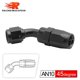 thumbnail image 1 of Universal AN4 AN6 AN8 AN10 Straight 45 90 120 180 Degree Oil Fuel Swivel Hose Oil Hose End Adapter Kit Black~0273, 1 of 1