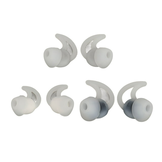 Silicone Earbud Tips With Wings For Sports And Outdoor Activities, Soft And Comfortable Prevents Falling Off Easy To Replace, Compatible QC20 QC30 IE2 IE3 SIE2i Earphones