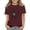 Wine, variant on Grblisyd Shirts for Girls 10-12 Years Kids Loose Sunflower Printed Summer Graphic Tops Crewneck Short Sleeve Butterfly Tees