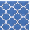 thumbnail image 5 of SAFAVIEH Montauk Nelson Geometric Cotton Area Rug, Blue/Ivory, 6' x 6' Square, 5 of 6