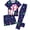 3PCS Unicorn, variant on WIBACKER 3-12Y Girls Unicorn 3-piece Pajama Set Tee & Shorts & Pants PJ Kids Comfy Sleepwear Jammies Set Summer