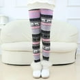 thumbnail image 4 of Kids Girls Soft Leggings Children Girls Winter Warm Fleece Lined Stretchy Leggings 2 Pack,2-13 Years, 4 of 6