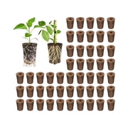 Root Riot Plugs 20 Pcs Seed Starter Pods Rooting Medium for Seedlings and Cuttings Hydroponic Growing Cubes with Pre-Cut Planting Holes Brown
