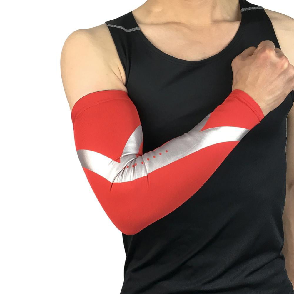 Unisex Outdoor Sports Cooling Shoulder Arm Elbow Sleeves Cover UV Sun Protection 