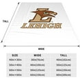 thumbnail image 4 of Lehigh University Logo Queen Blanket Lightweight Blanket for Bed, Sofa Microplush - Ultra Soft Warm Blanket, 4 of 5