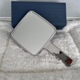 thumbnail image 4 of Creative Electroplating Handle Makeup Mirror HD Beauty Portable Portable Handheld Square Handheld Mirror, 4 of 5