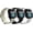 Black-White-Almond, variant on Compatible for Fitbit Versa 4 / Fitbit Versa 3 / Fitbit Sense 2 / Sense Watch Bands Women Men, Soft Silicone Replacement Strap for Smartwatch Band