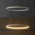 thumbnail image 6 of JONATHAN Y Brice 23.75" Modern Contemporary Metal Round Dimmable Integrated LED Pendant, Beige, 6 of 9