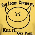 thumbnail image 3 of CafePress - Evil Looms Dark T Shirt - Men's Classic Graphic T-Shirt, 3 of 4