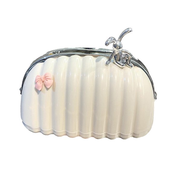 ziyahi Porte-Mouchoirs Fonctionnel Distributeur de Serviettes Décoratif Remplissage Facile Boîte en Papier Forme Coquille Cadeau Aussi Stac Robuste