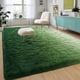 thumbnail image 1 of Alfombra DweIke 152x244cm de Peluche Antideslizante Verde Bosque, 1 of 9