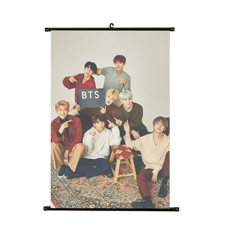 Other Decor - Fancyleo Kpop BTS Bangtan Boys Photo Poster Wall Decor Scroll Hanging Paintings for A.R.M.Y