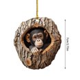 thumbnail image 2 of Animal Christmas Ornament Christmas Tree Animal Pattern 2D Acrylic Ornament Animal Decoration Seasonal For Christmas Tree Ceiling Christmas Keepsake Chandelier Hanging Garland Christmas Garland, 2 of 3