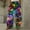 Multicolor, variant on Bzhegqhd Women's Fashion Star Universe Print Straight Leg Retro Wide Trousers Loose Casual Pants
