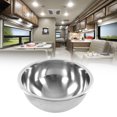 thumbnail image 4 of RV Round Sink, Large Capacity Single RV Sink Basin Rustproof 304 Stainless Steel  For  Yacht Kitchen For Hand Sundry Washing, 4 of 8