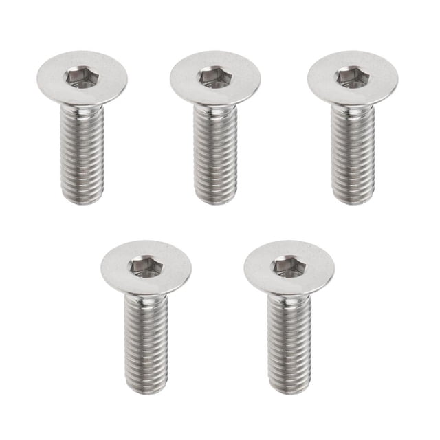 5 tornillos cabeza pna M6×15 M6×20 M6×40 M6×45, resistentes a corrosión M6 × 20 Baoblaze Tornillo de cabeza hexagonal
