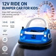thumbnail image 6 of Ambifirner Electric Ride On Bumper Car Kids 12V for Toddlers, Bumping Toy Cars, DIY Sticker Baby Toy Gifts, Remote Control, Bluetooth, 360 Spin, 6 of 6