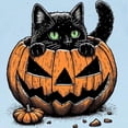 thumbnail image 3 of CafePress - Pumpkin Cat Infant T Shirt - Infant T-Shirt, 3 of 4