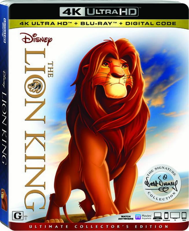 The Lion King (4K Ultra HD + Blu-ray + Digital Copy) Walmart.com