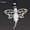 Howlite, variant on Hollow Dragonfly Chakra Crystal Bead Pendant Wing Gemstone Quartz Jewelry Insect-Howlite-1PC (Random Pick)