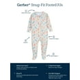 thumbnail image 6 of Gerber Unisex Baby Toddler Buttery Soft Footed Pajama 2-Way Zipper with Viscose Made from Eucalyptus, Sizes 0/3M - 4T, 6 of 8