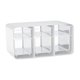 thumbnail image 1 of Organizador de escritorio con cajones, organizador de cajones de escritorio, Caja de almacenaje para maquillaje transparente de gran capacidad para con 6 cajones BLESIY organizador de cajones, 1 of 8