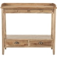 thumbnail image 2 of Safavieh Alice Elm Wood Console in Pickled Oak, 2 of 5