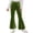 Green, variant on BLVB Toddler Baby Girls Velvet Bell Bottom Pants Stretch High Waist Flared Pants for Little Girls 6M-8T