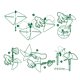 thumbnail image 5 of Molino de viento repelente de pájaros, repelente de pájaros reflectante, molino de viento repelente de pájaros reflectante, representante de aves, 5 of 5