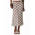 thumbnail image 3 of Women'S Polka Dots Midi Skirt Summer Mesh Flowy Long Skirts White S, 3 of 9