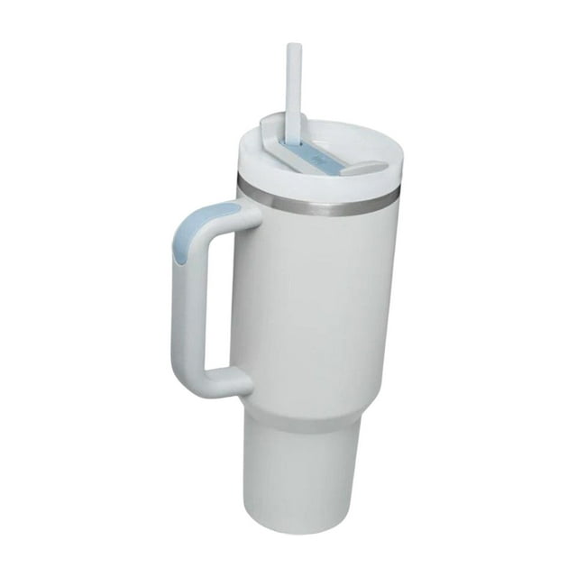 Vaso con asa Gloria Vaso de acero inoxidable para coche 40 oz gris claro