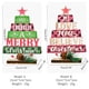 thumbnail image 3 of Wosthever Decoración de árbol de Navidad para el hogar diseño de escena interesante DIY artesanía de madera decoración de Navidad adornos de Kits de decoración para fiestas Verde, 3 of 6
