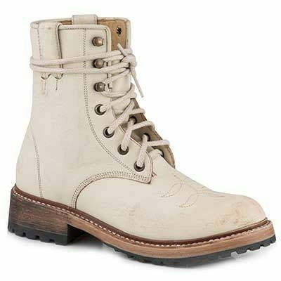 

Women s Stetson Sam Leather Boots Handcrafted White