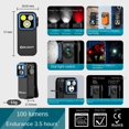 thumbnail image 3 of OLIGHT Oclip Xiao Fangxia Pro three light source clip light outdoor headlight long battery life strong light EDC flashlight, 3 of 10